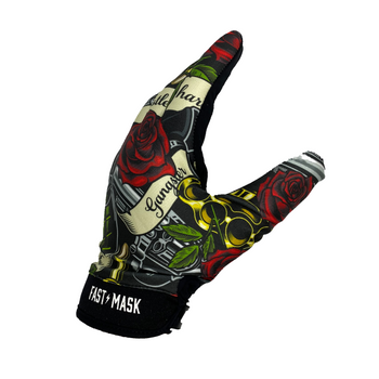 GUNS & ROSES MOTORCYCLE GLOVES