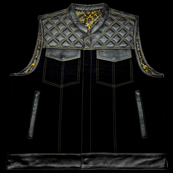 Club style 2025 leather vest