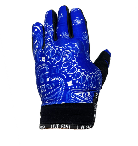 Blue dirt best sale bike gloves