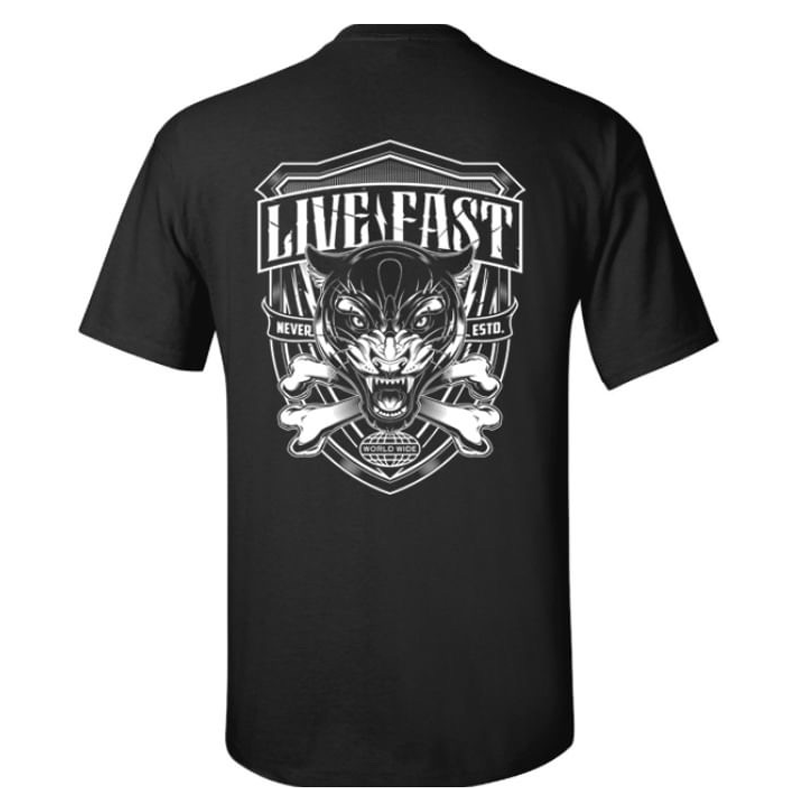 Live Fast | Cool Motorcycle gloves | Biker Apparel | Kevlar Shirts