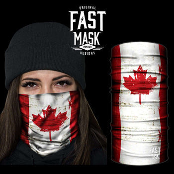 Canada Flag Face Mask * Now With Sewn Edges* - Fast Mask