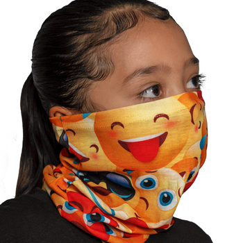 Jr Emoji Fast Mask * Now with Sewn Edges* - Fast Mask