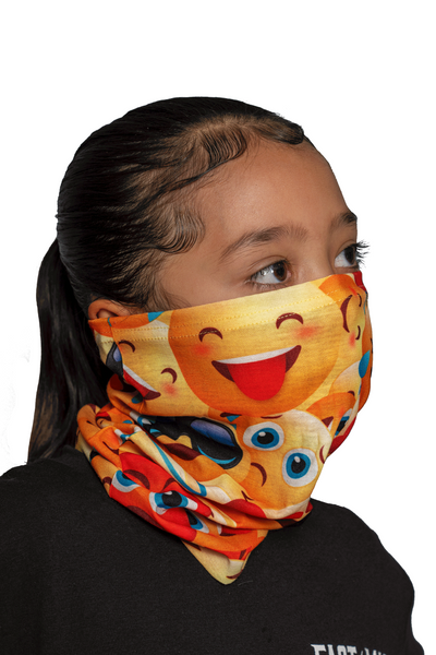 Jr Emoji Fast Mask * Now with Sewn Edges* - Live Fast Gear