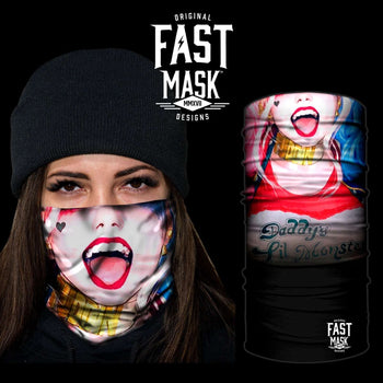 Harley Quinn - Fast Mask  Fleece Face Mask - Fast Mask