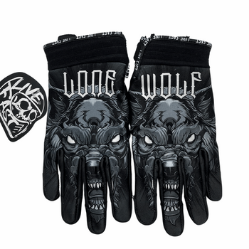 Lone Wolf MotorBike Gloves