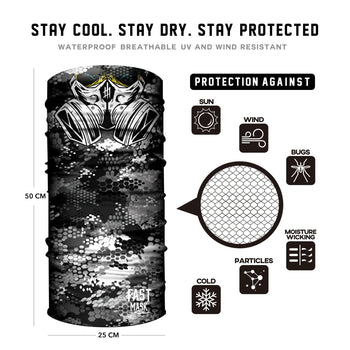 Gas Mask Face Mask *Now with Sewn Edges* - Fast Mask