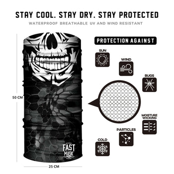Happy Skull Face Mask - Fast Mask
