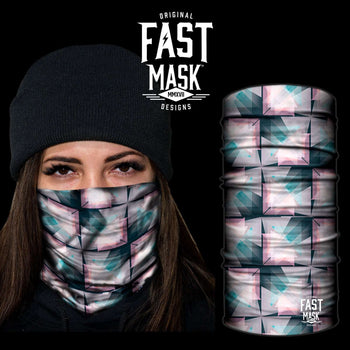 Kaleidoscope Fleece Face Mask - Fast Mask