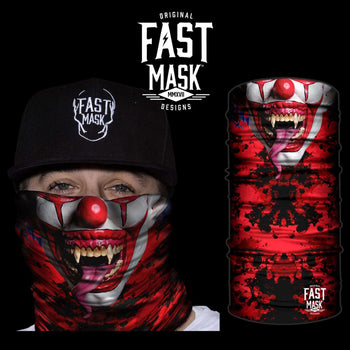 Killer Clown Face Mask *Now with Sewn Edges* - Fast Mask