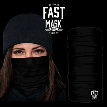 Black Fleece Face Mask - Fast Mask