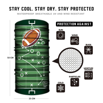 Football Fast Mask - *Now with Sewn Edges* - Fast Mask