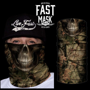 Camo Skull Face mask - Fast Mask * Now With Sewn edges* - Fast Mask