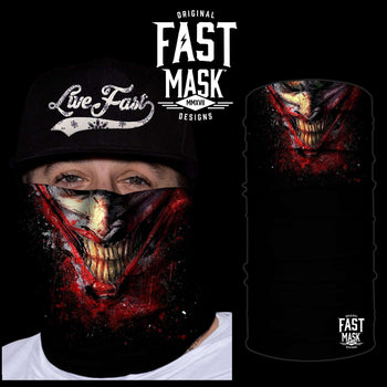 Bloody Joker Smile Fast Mask * Now With Sewn Edges* - Fast Mask