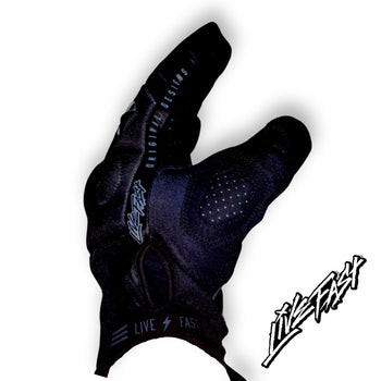 Live Fast, Cool Motorcycle gloves, Biker Apparel