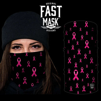Breast Cancer Support Fast Mask - Black - Fast Mask
