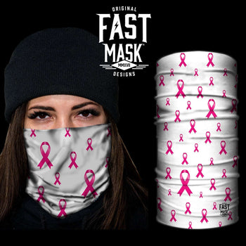 Breast Cancer Support Fast Mask - White - Fast Mask