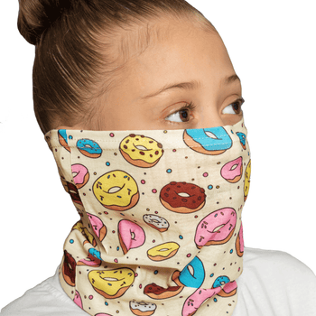 Jr MMMMM Donuts Fast Mask * Now with Sewn Edges* - Fast Mask