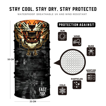 Roaring Tiger Face Mask - Fast Mask