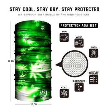 The Mystic Leaf Face Mask - *Now With Sewn Edges* - Fast Mask