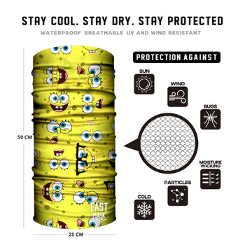 Spongeboy Face Mask - Fast Mask