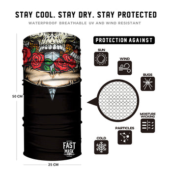 Skulls N Roses Face Mask - Fast Mask