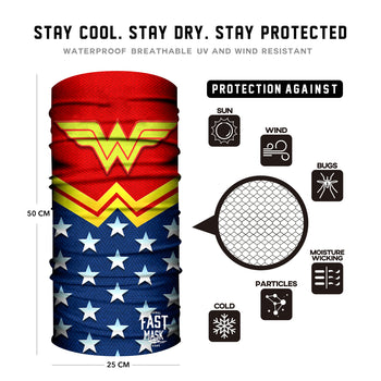 Wonderful Woman Fast Mask * Now With Sewn Edges* - Fast Mask