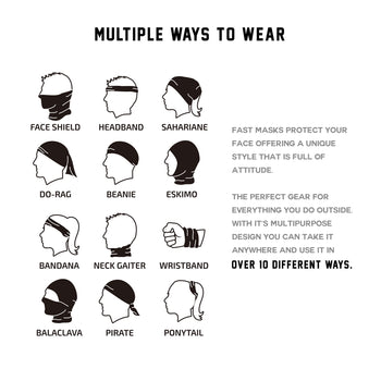 Classic Camo Face Mask * Now With Sewn Edges* - Fast Mask