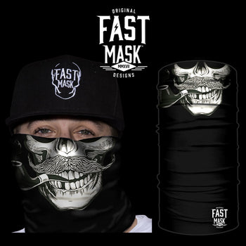 Piped Up Skull Face Mask * Now With Sewn Edges* - Fast Mask