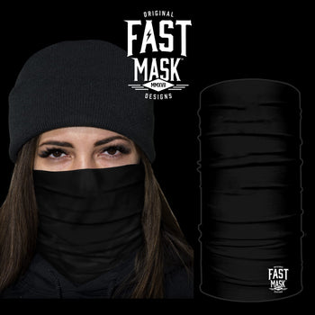Plain Black Fastmask *Now with Sewn Edges* - Fast Mask