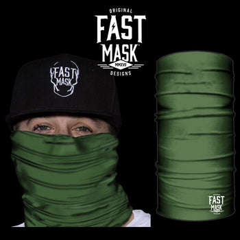 Plain Green Face mask - *Now with Sewn Edges* - Fast Mask