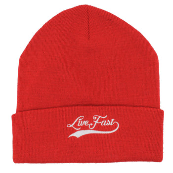 Red Live Fast Toque - Fast Mask