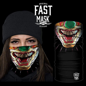 Scary Clown Face Mask *Now with Sewn Edges* - Fast Mask