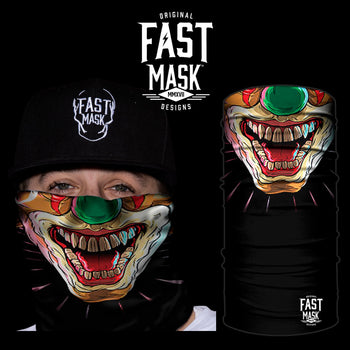 Scary Clown Fleece Face Mask - Fast Mask