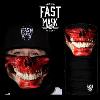 Skinless Skull Fleece Face Mask - Fast Mask