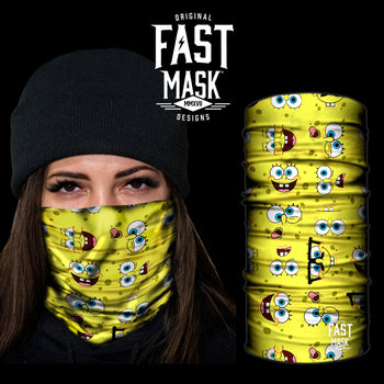 Spongebob fleece Face Mask - Fast Mask