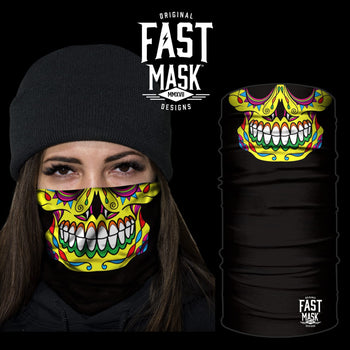 Viva Los Skulls Face Mask - Fast Mask