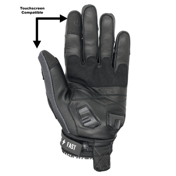 Purple Paisley Motorcycle Gloves