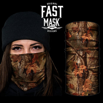 Tree Camo Fast Mask- *Now with Sewn Edges* - Fast Mask